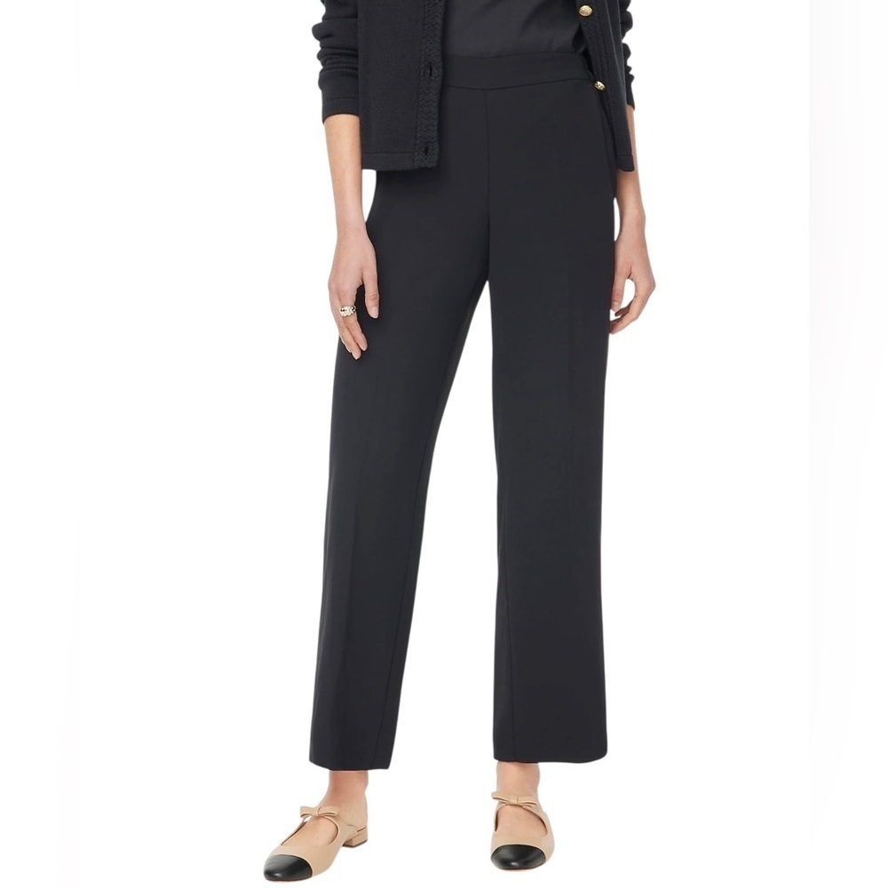 J. Crew Womenās Wide Leg Jamie Pants Trousers NWT 4P Classic Black